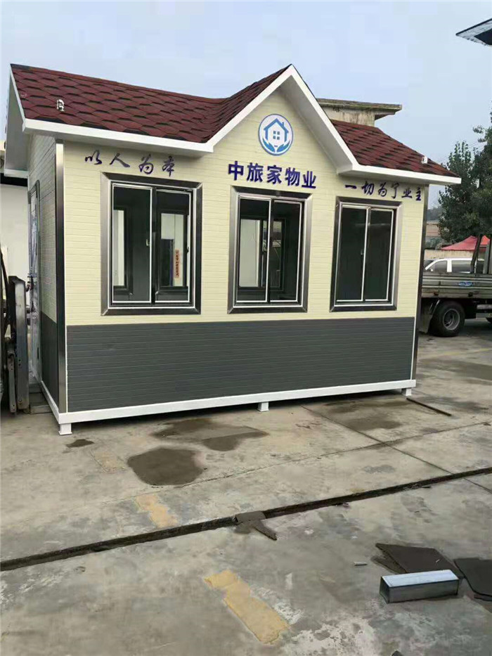 金属雕花板岗亭